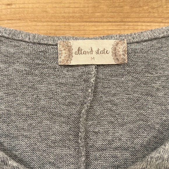 Altar’d state knit flowy long sleeve sweater - Picture 3 of 4